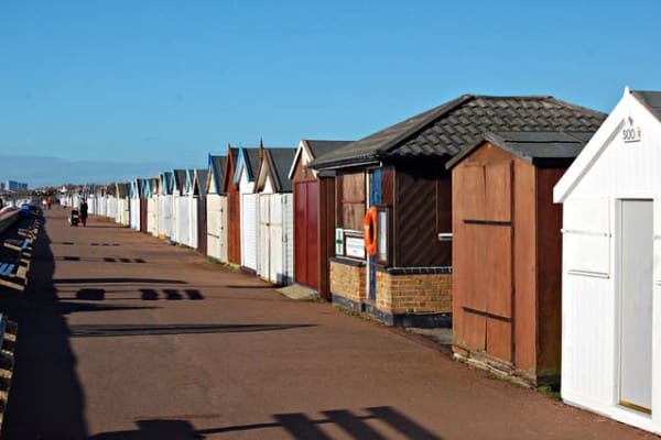 Beach Huts at Shoebury common
